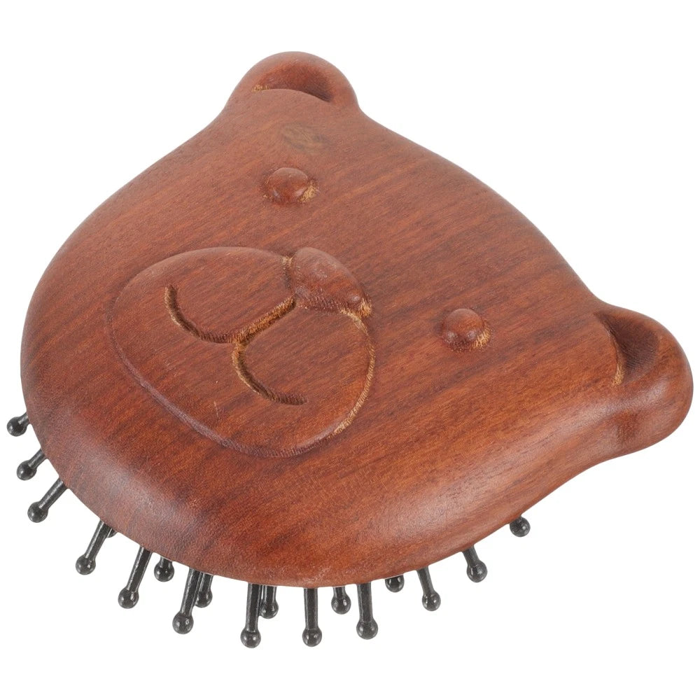 Bear Massage Comb Hair Brush Scalp Head Scratcher Massager Combs