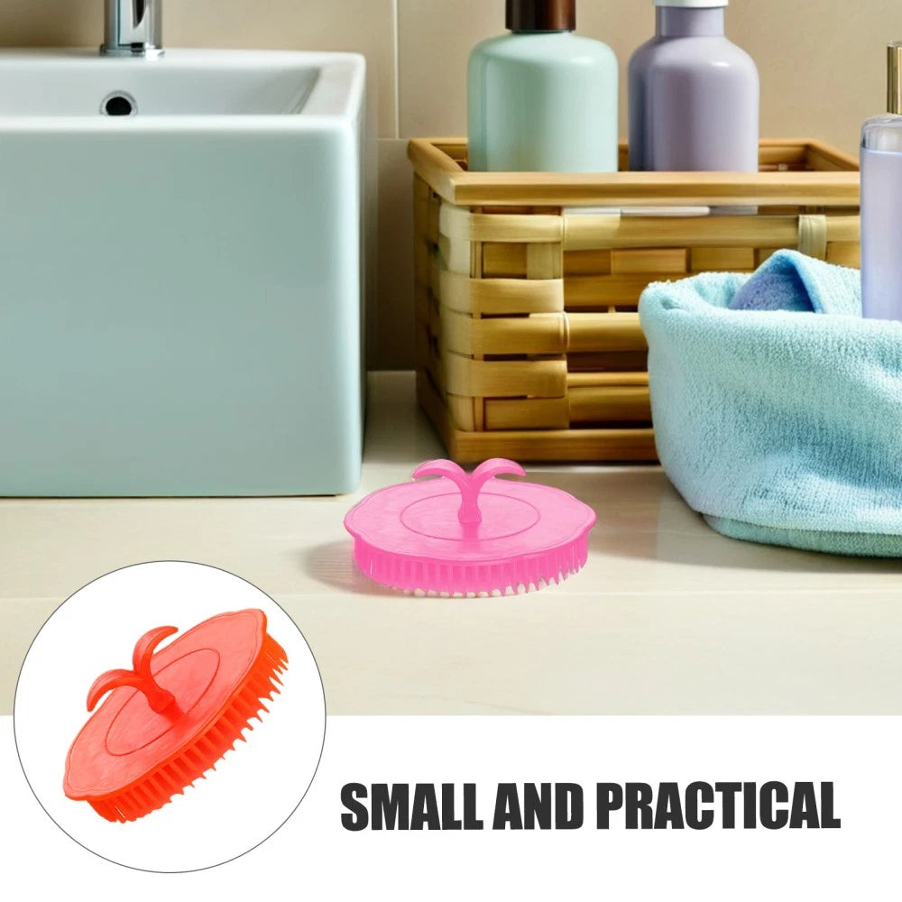 4 Pcs Shampoo Brush Man Miss Relieving Scalp Scratcher Tool Hair Massager