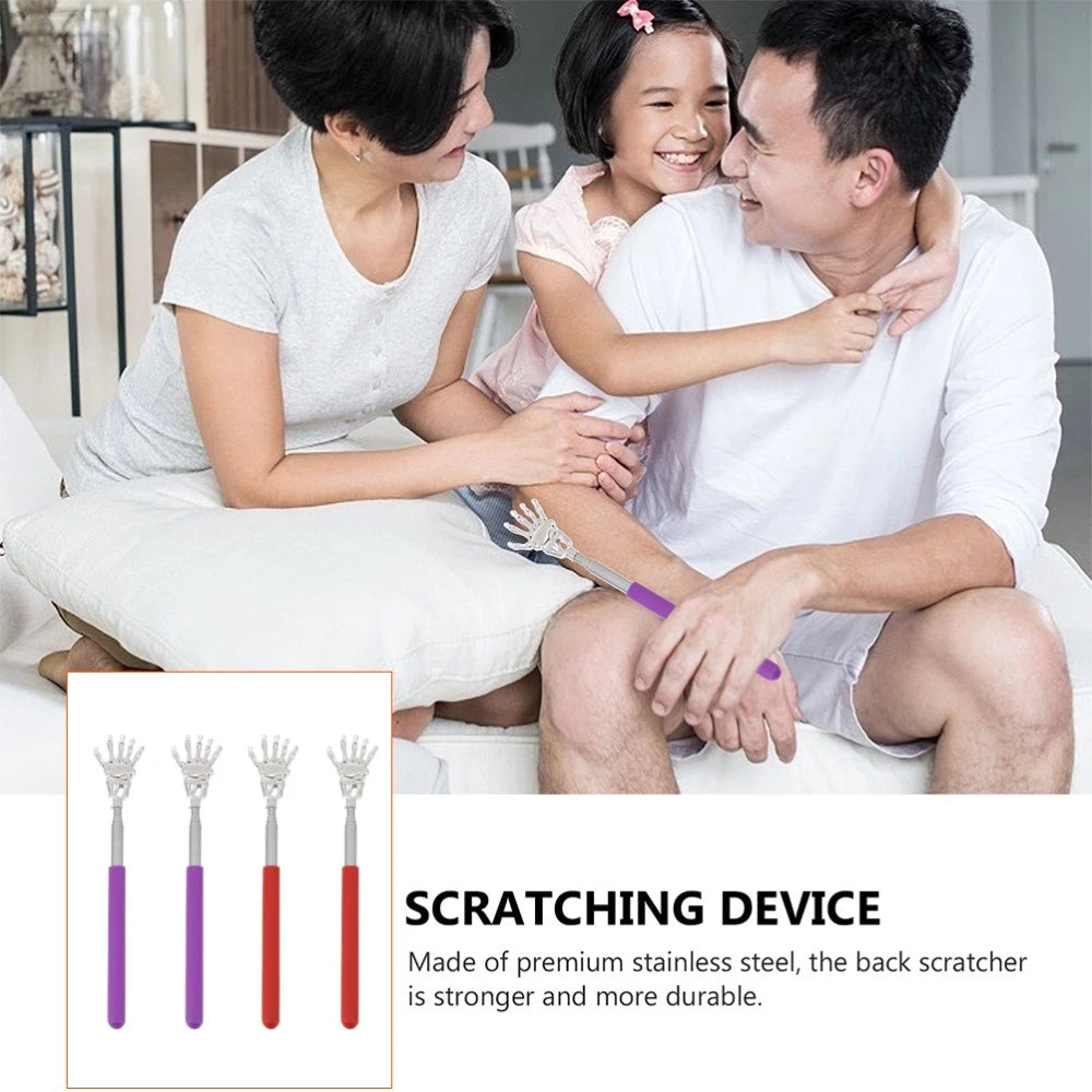 4 Pcs Massage Scratcher Child Handheld Metal Back Scratching Tool