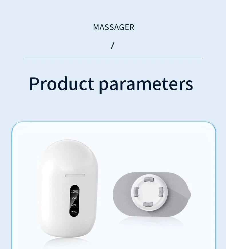 Smart Cervical Spine Massager with Remote 15min Timer 450mAh Rechargeable