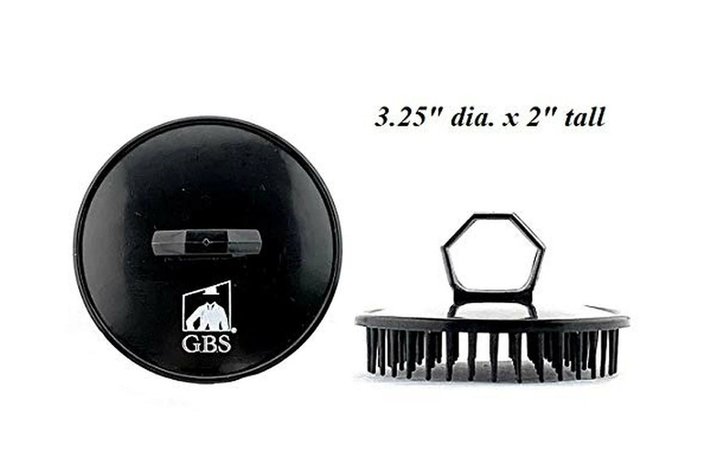 GBS Soft Pocket Shower Palm Hair Brush 1.48 OZ Massager Head Scratcher 3 Pack