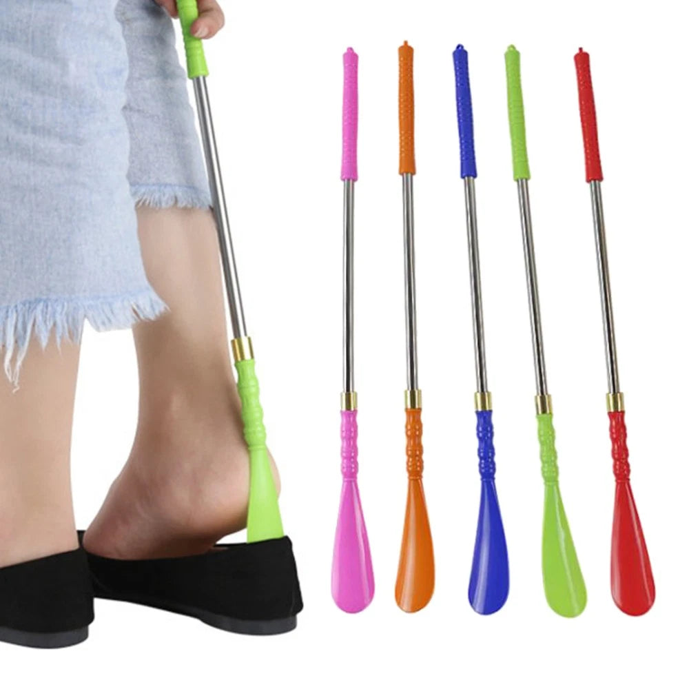 5 Pcs Shoe Horn Old Man Back Scratcher Massager Metal Shoe Horns Shoe Spoon