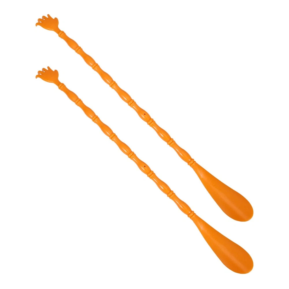2 Pcs Itchy Claw Shoe Horn Back Scratcher and Shoehorn Massager for Itching