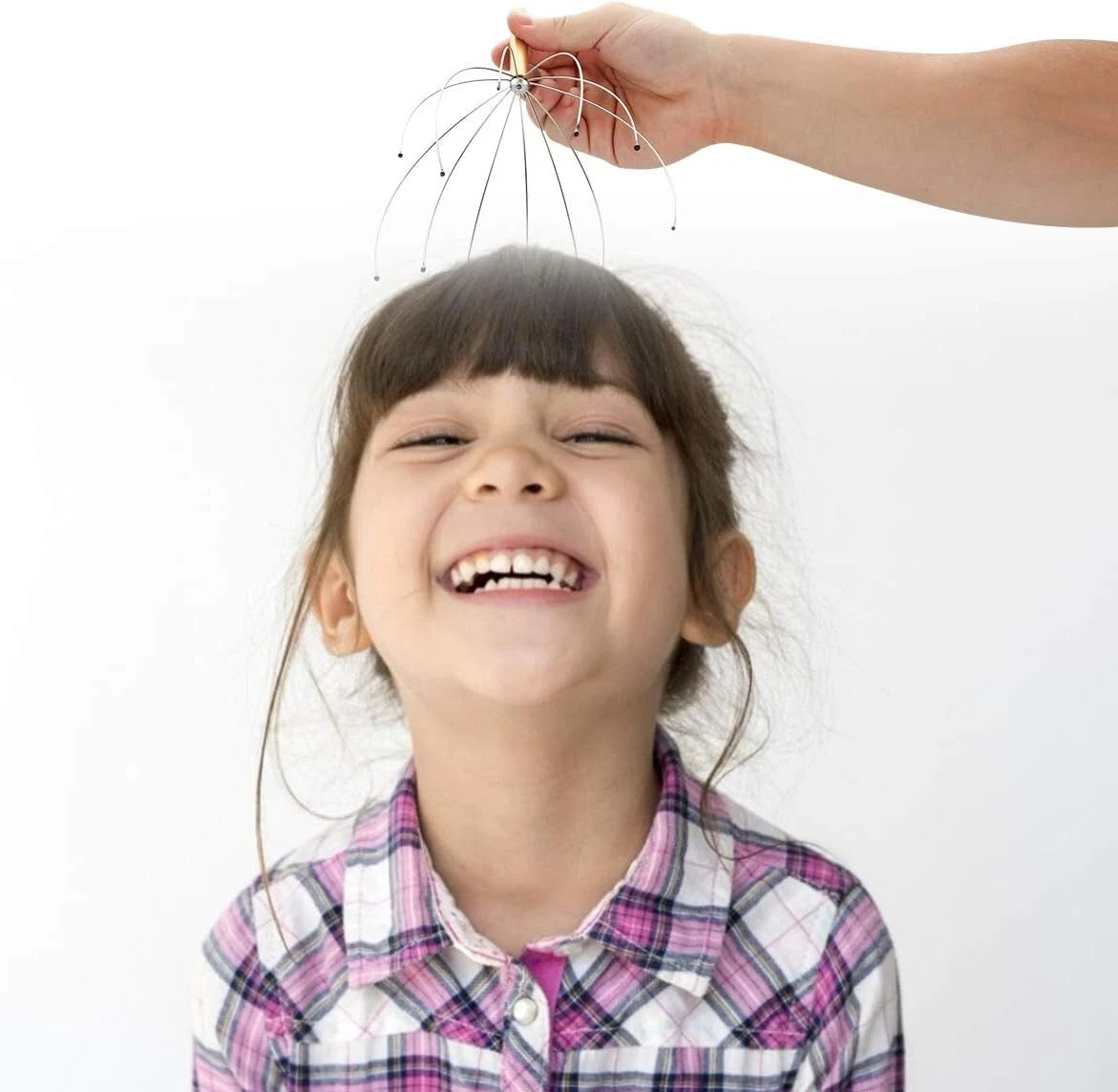 4PCS Head Massager Scalp Handheld Scratcher Deep Relaxation Hair Stress Relief