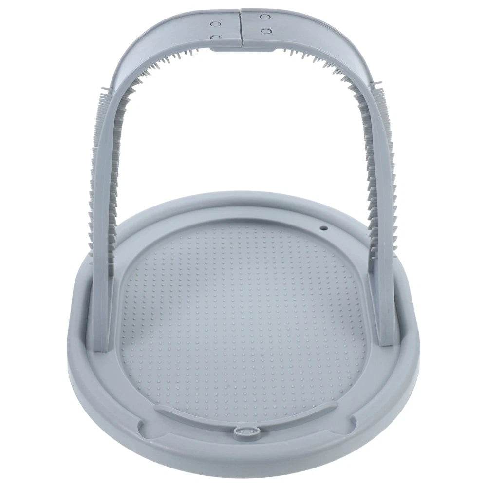 Arched Wool Rubbing Device Cat Groom Back Scratcher Massage Board