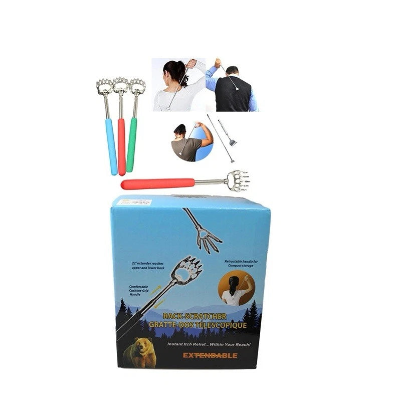 Metal Telescopic Back Scratcher Extendable Eagle Claw - Random Colour