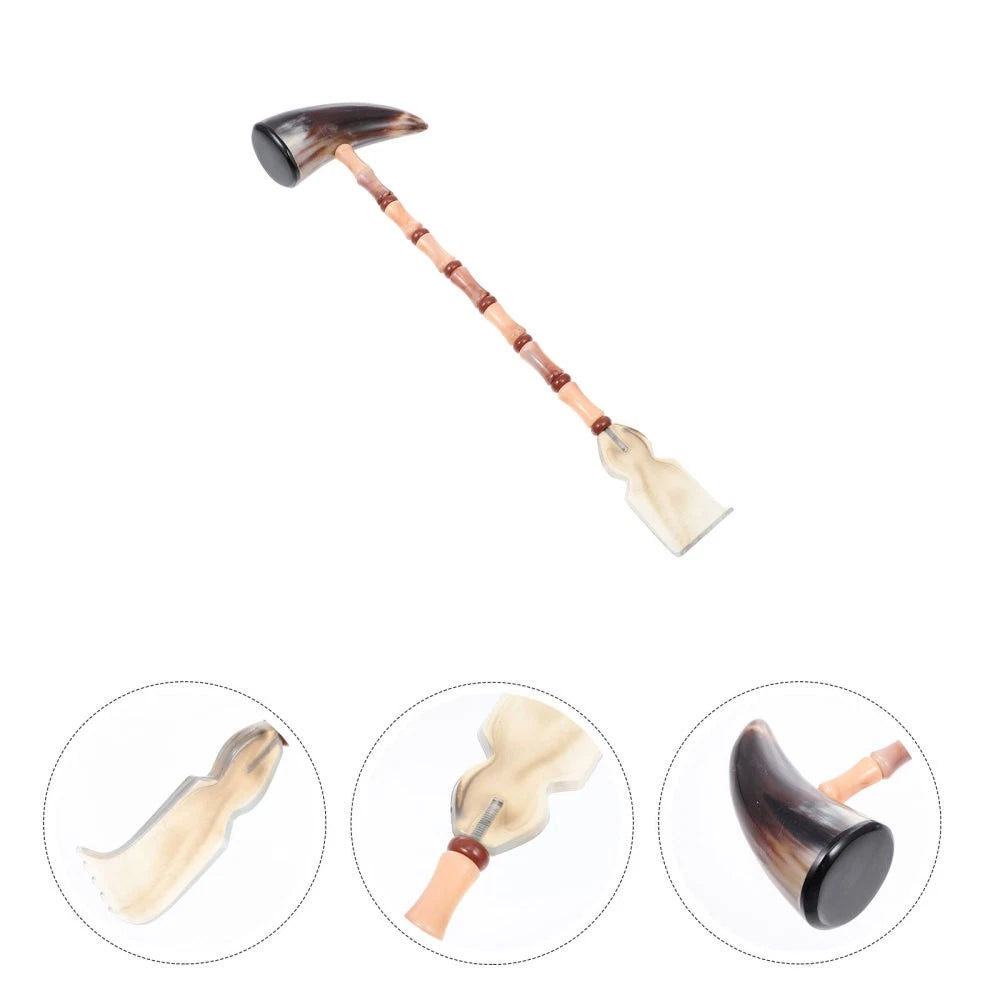 Itchy Horns Back and Neck Massager Scratcher Hand Ox Body Hammer