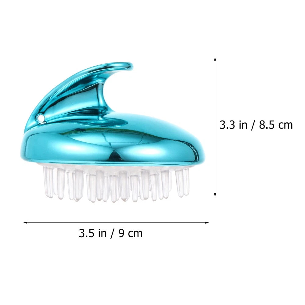 4 Pcs Silicone Anti-itching Head Scratcher Man Hair Washing Massager Brush