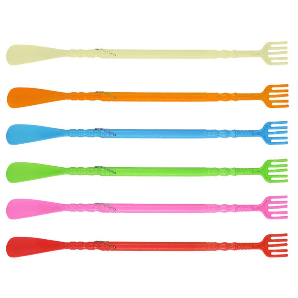 6 Pcs Massage Shoes Wearing Helper Seniors Shoehorn Miss Man Scratcher