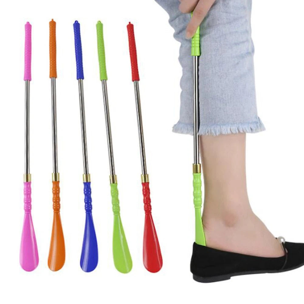 5 Pcs Shoe Horn Old Man Back Scratcher Massager Metal Shoe Horns Shoe Spoon