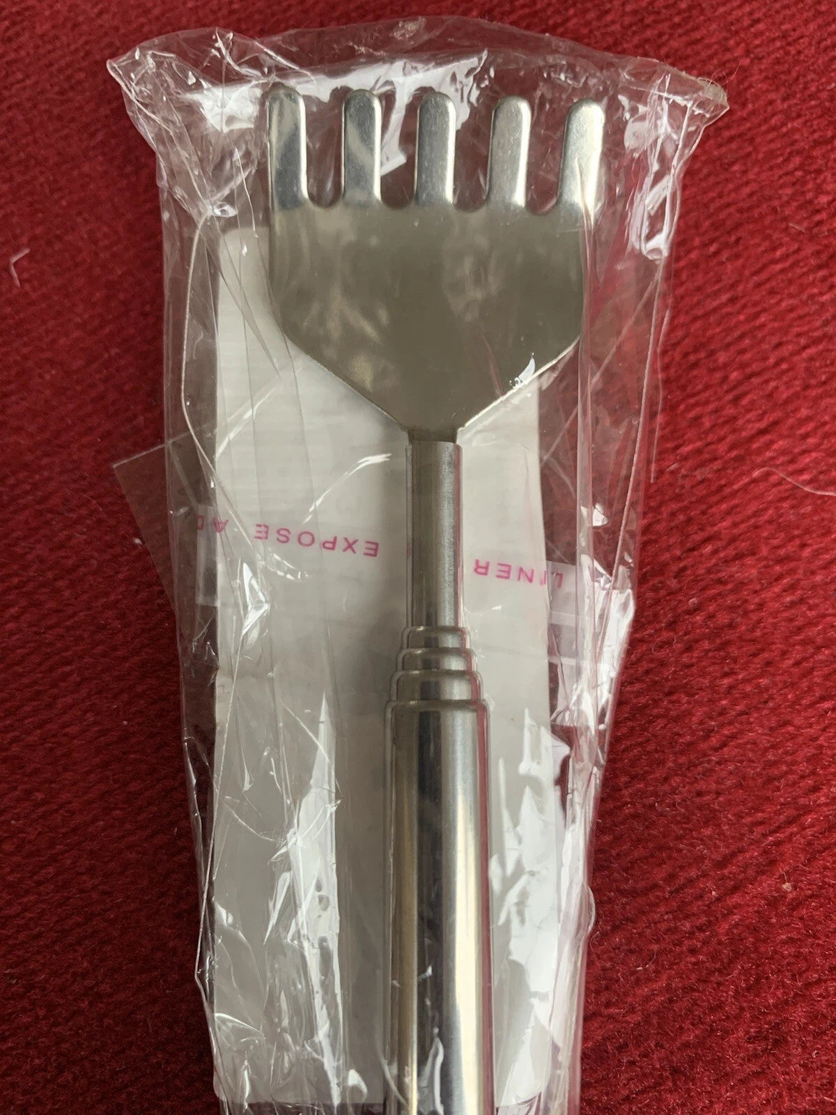 New telescopic back scratcher extendable back scratcher in sealed packet
