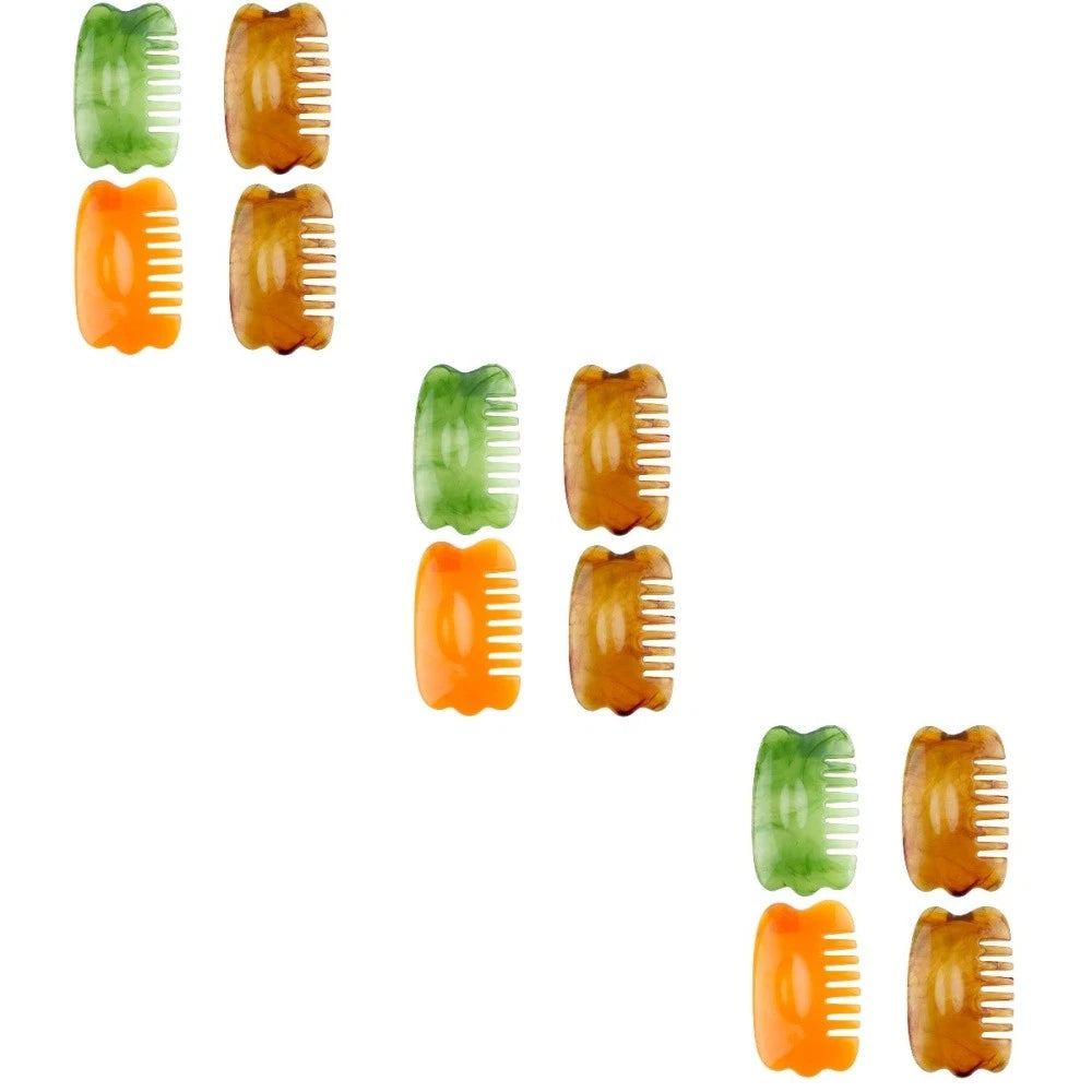 3 PCS Massage Comb Scraping Board Head Massager Scalp Scratcher Hair