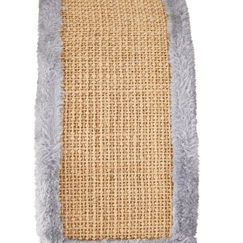 Rubber Massager Jute Cat Scratching Post Multi-Activity Pom-Pom Toy Scratcher US