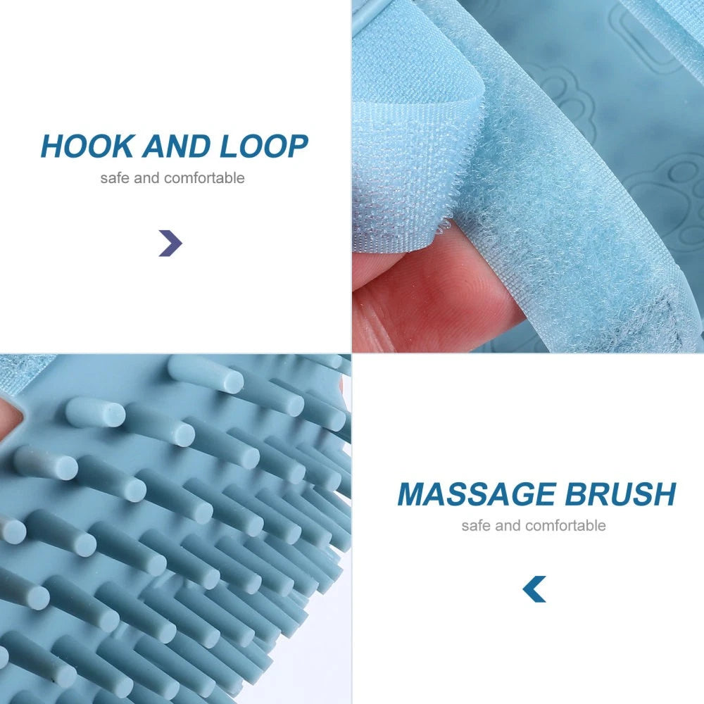Cat Scratcher Silicone Massage Brush Bridegroom Massager for Cats Soft