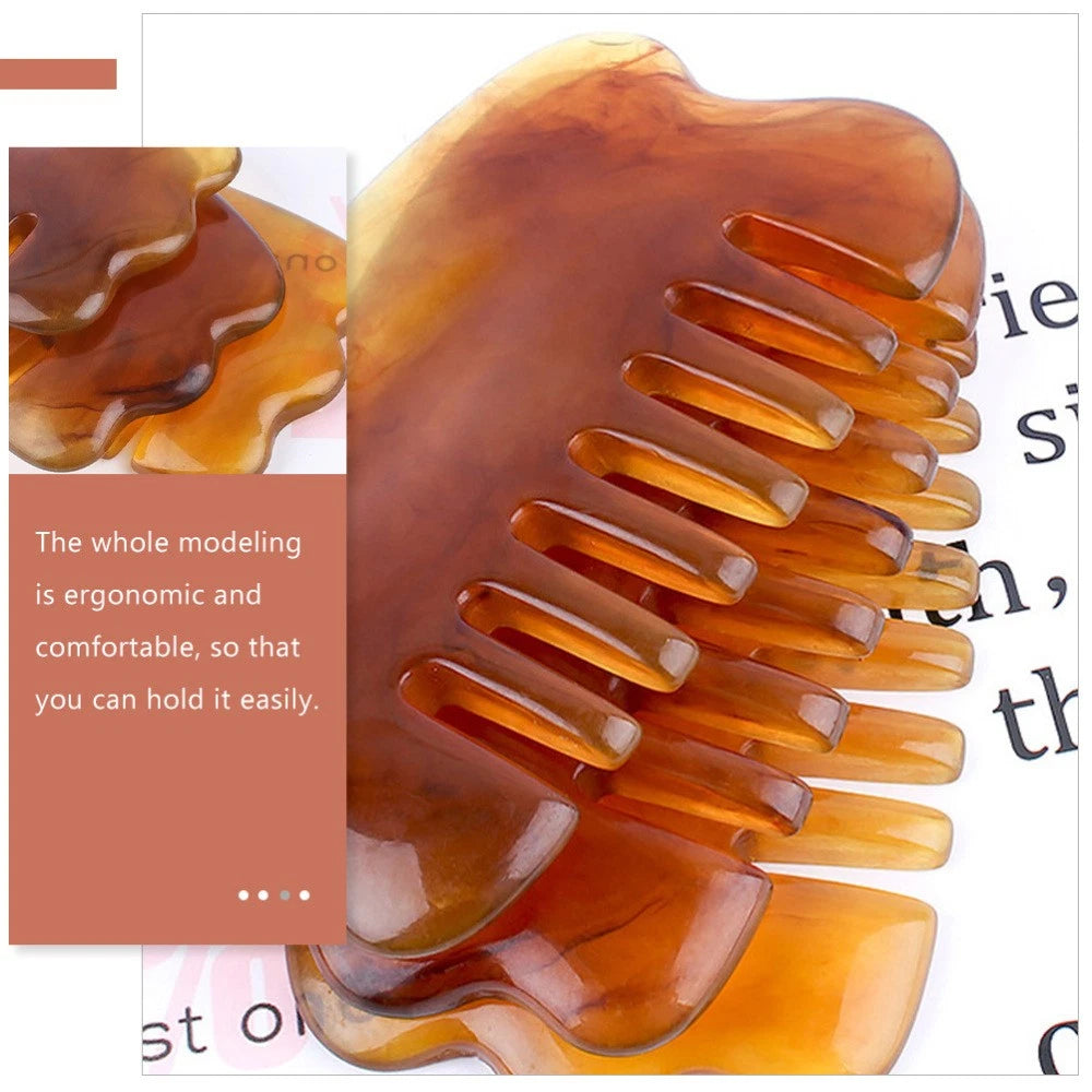 Set of 2 Massage Comb Scraping Board Head Massager Scalp Scratcher