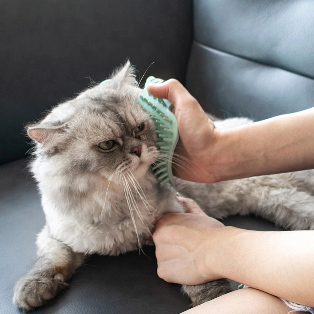 Funny Cat Toy Table Corner Massager Self-cleaning Scratcher Comb