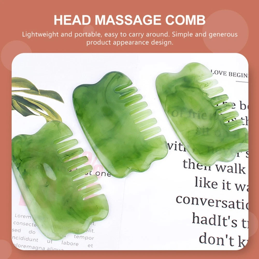 4 Pcs Massage Comb Board Head Massager Scalp Scratcher