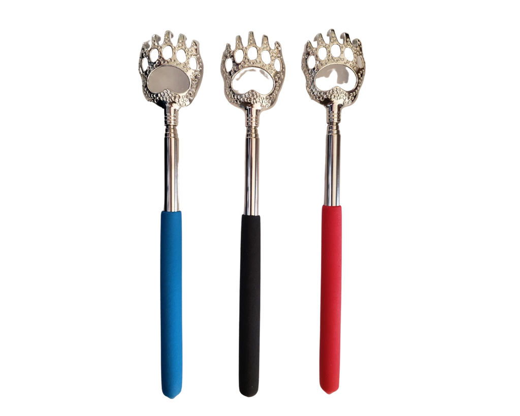 Back Scratchers Bear Claw Telescopic  Long Hand Instant Itch Relief 3pc set