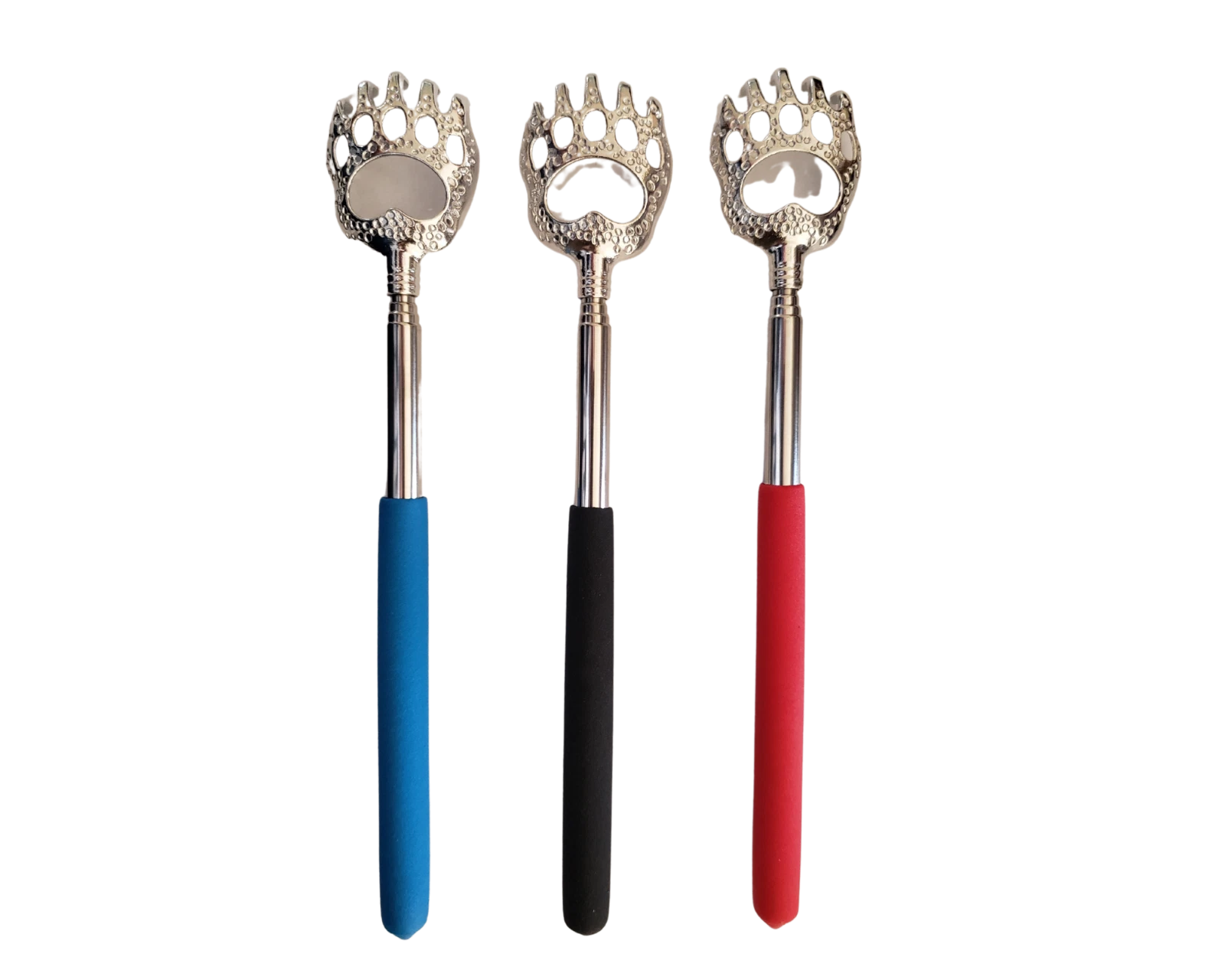 Back Scratchers Bear Claw Telescopic  Long Hand Instant Itch Relief 3pc set
