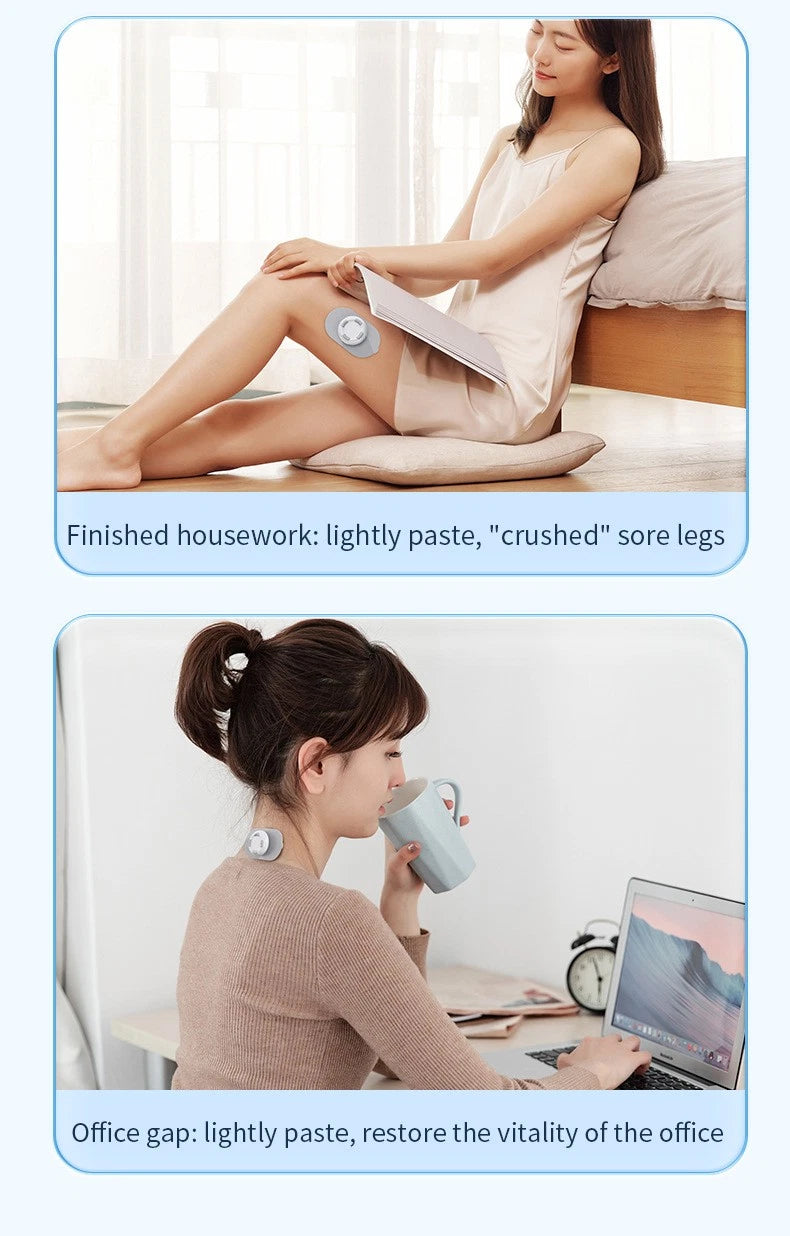 Smart Cervical Spine Massager with Remote 15min Timer 450mAh Rechargeable