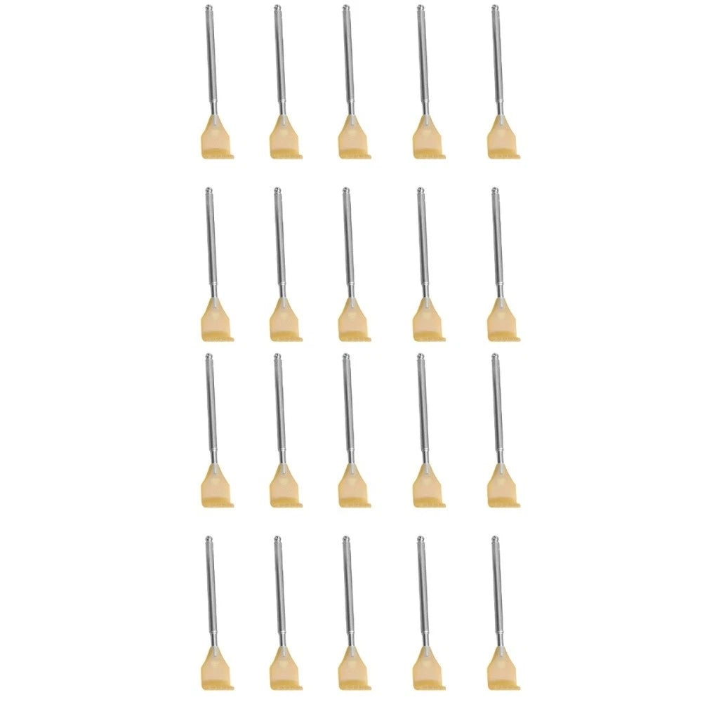2 Pieces Plastic Head Horns Tickled Novelty Back Scratcher Practical Massager