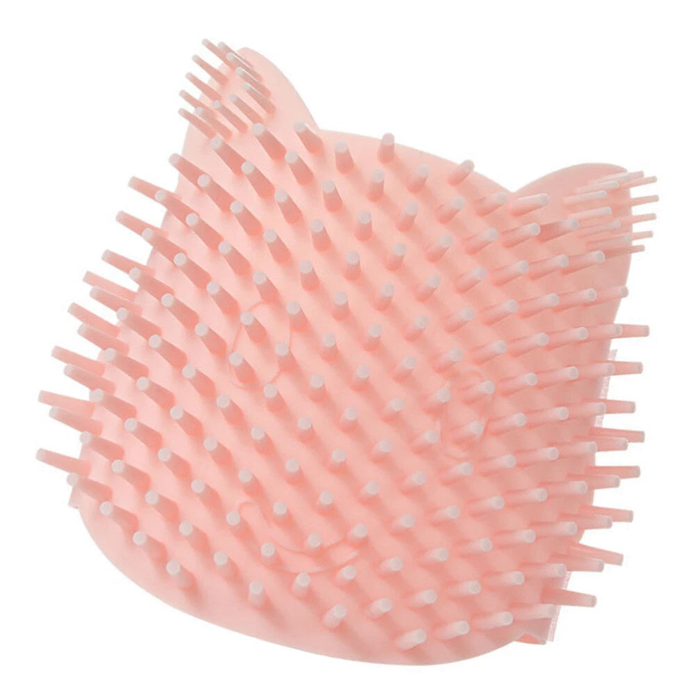 Cat Bow Scratcher Kitten Trimmer Brush Cat Delivers Pet Bath Brush-