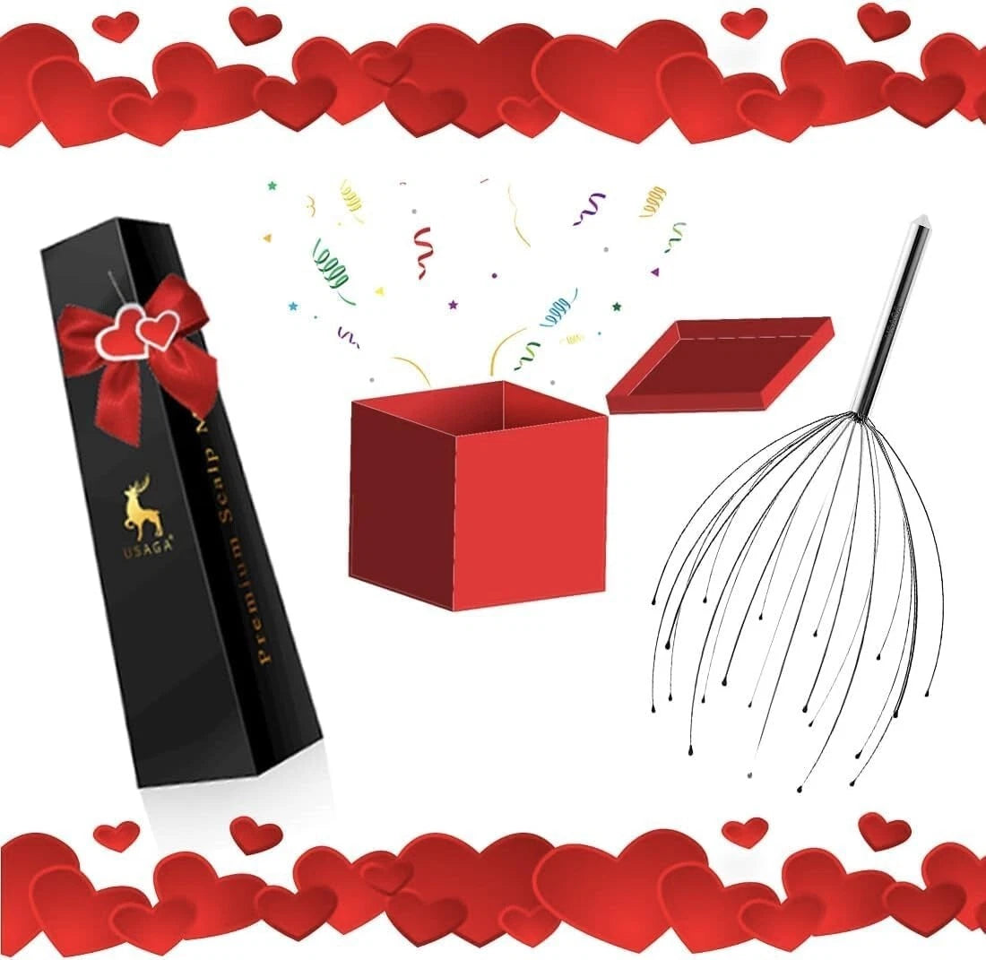Adjustable Aluminum Head Scratcher - Ideal for Stress Relief & Relaxation