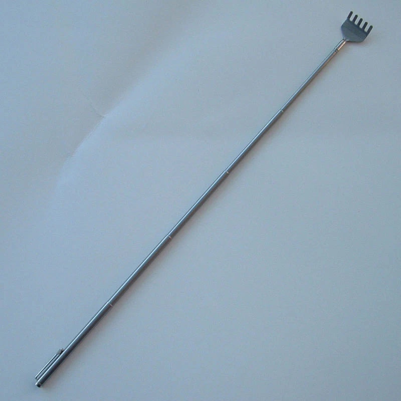 Plain Telescoping / Telescopic Metal Back Scratcher with Pen Clip (MrSales)