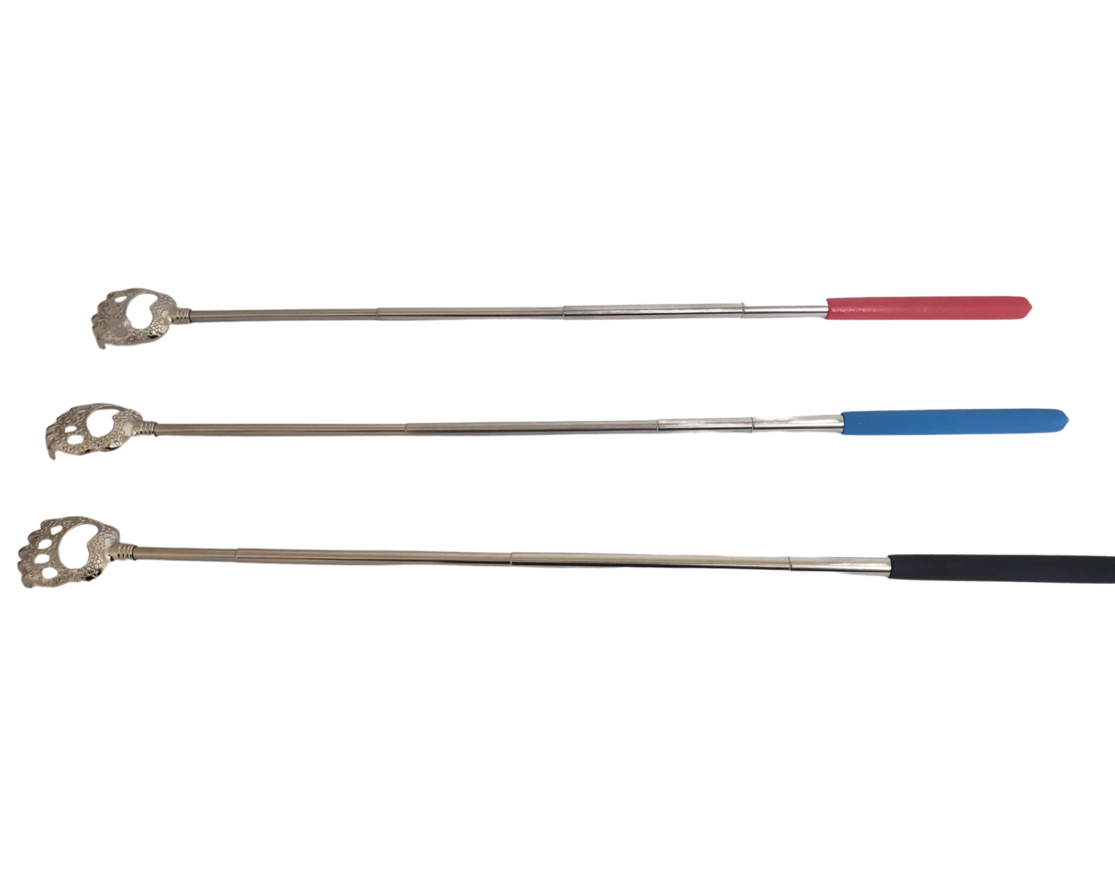 Back Scratchers Bear Claw Telescopic  Long Hand Instant Itch Relief 3pc set
