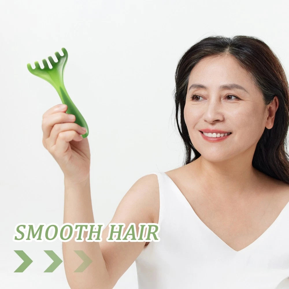 Head Massager for Headaches Scalp Scratcher Tool Gua Brush for Scalp