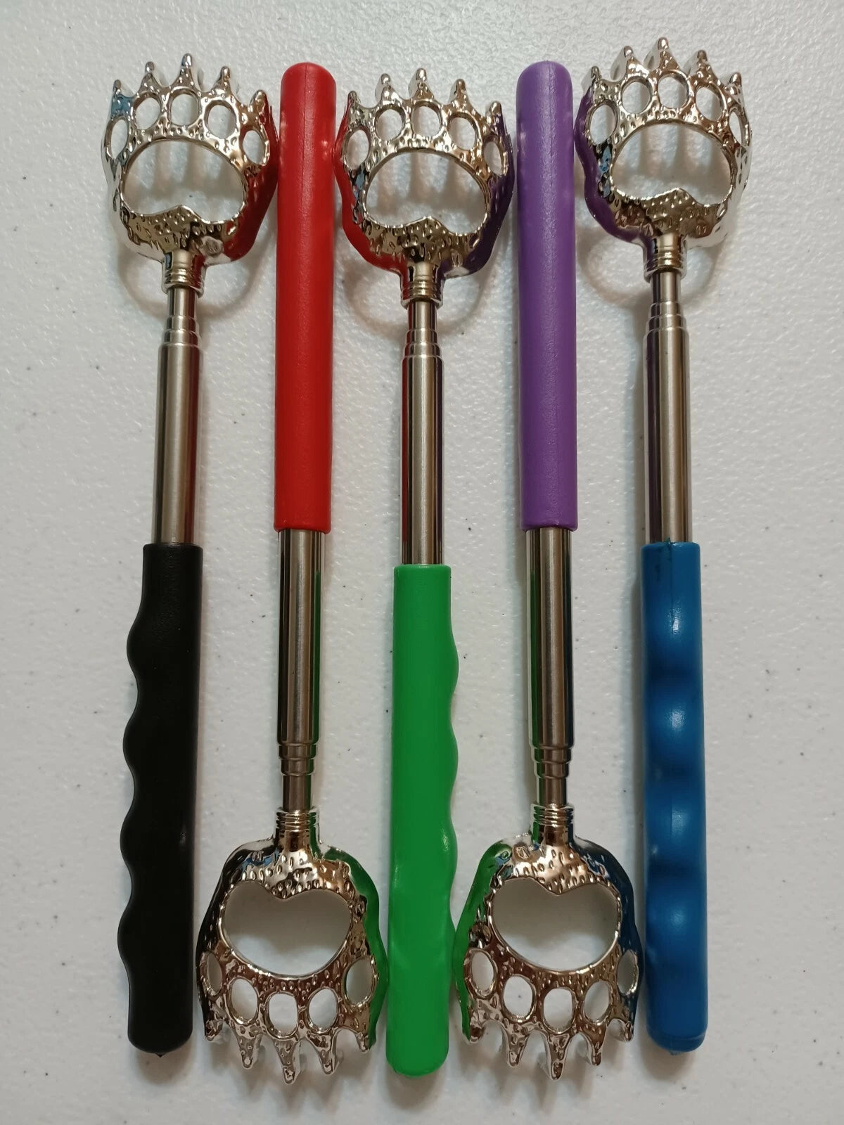 RMS Telescoping Bear Claw Back, Head, Scalp, Foot Massager or Scratcher - 5 Pack