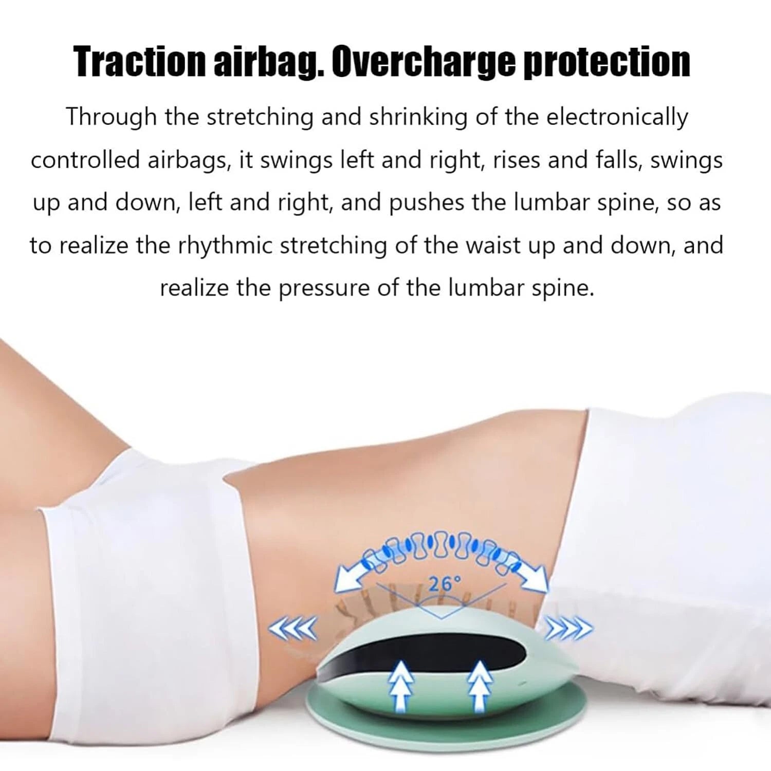 Smart Electric Lumbar Traction: Stretch & Soothe Your Spine