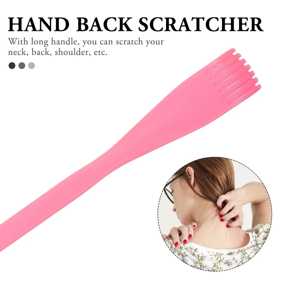 2 Pcs Itch Rake Massager Man Telescopic Back Scratcher Hand Long