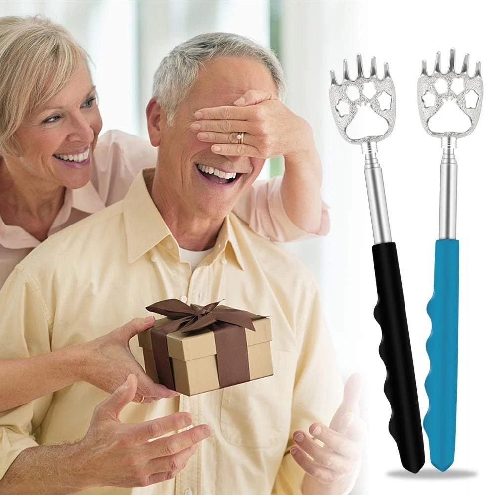 6 Pack Telescoping Back Scratcher - Bear Claw - Portable Extendable Backscr