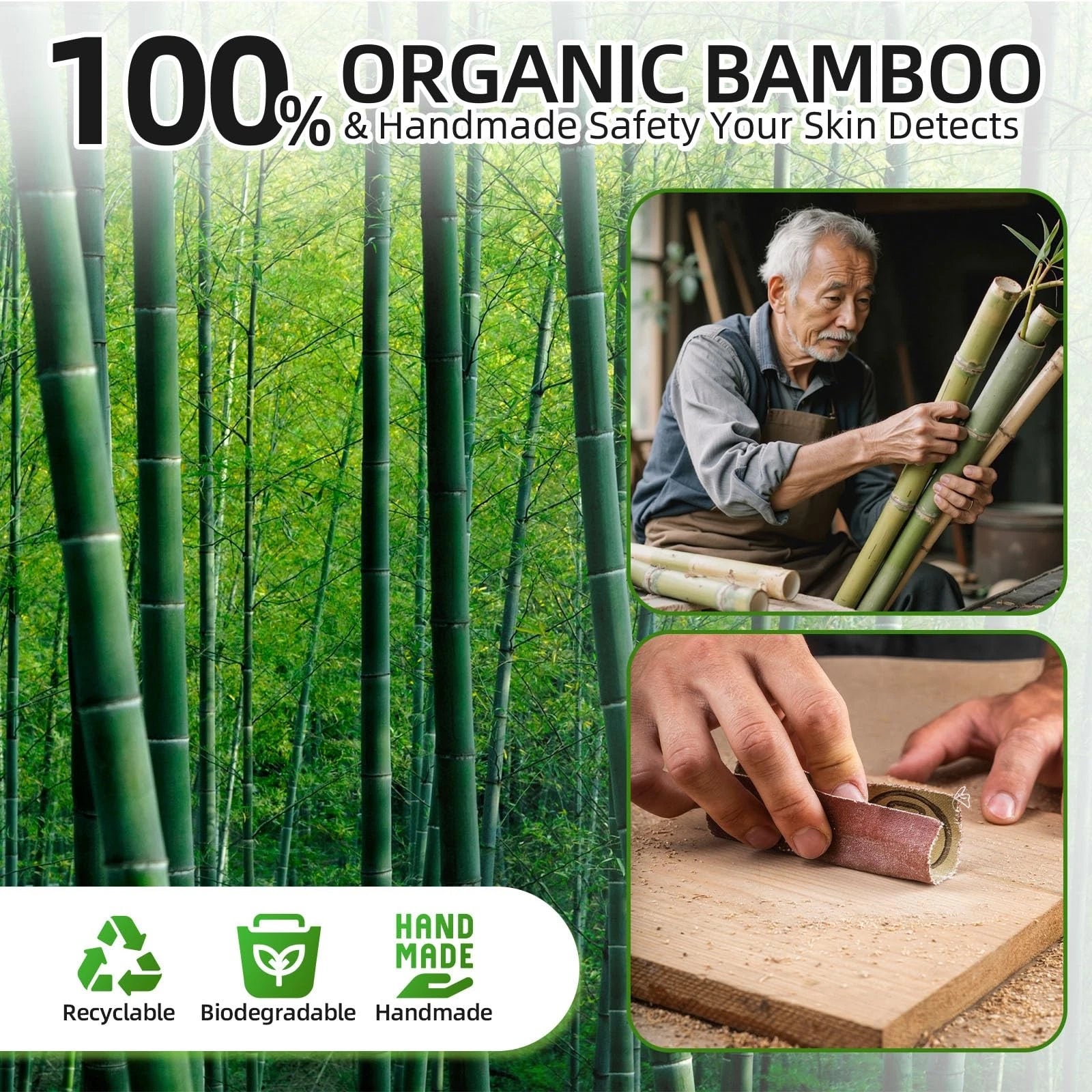12 Pack Bamboo Back Scratchers, 16.5" Long Handle, Natural for Adults Men Women