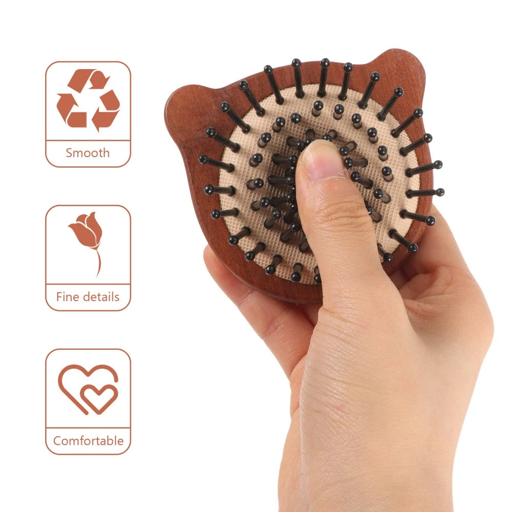 Bear Massage Comb Hair Brush Scalp Head Scratcher Massager Combs