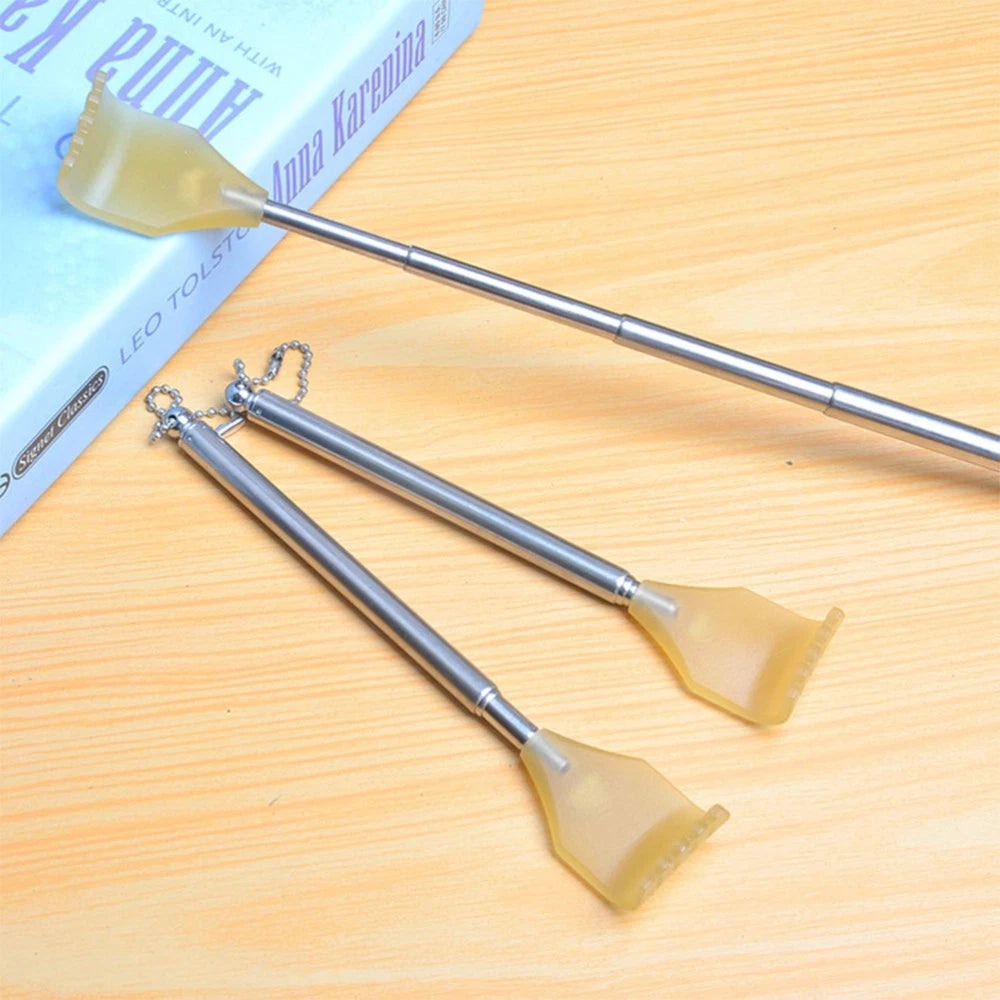 2 Pieces Plastic Head Horns Tickled Novelty Back Scratcher Practical Massager