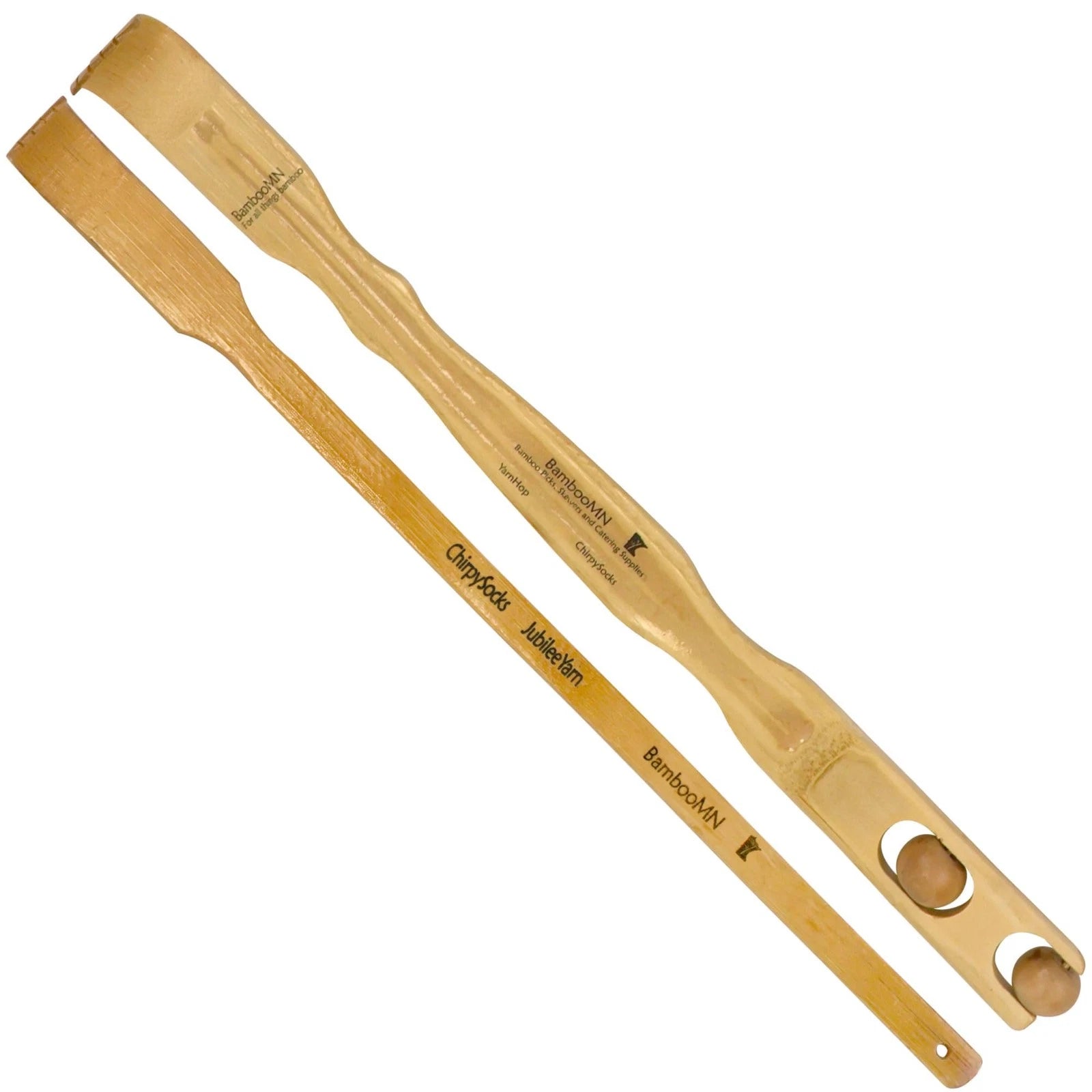 3 Pieces 17 Inch Backscratcher Smooth Ball Roller Massage Handle Plus Travel ...
