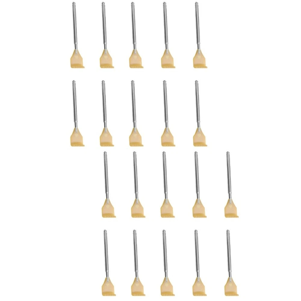 2 Pieces Plastic Head Horns Tickled Novelty Back Scratcher Practical Massager