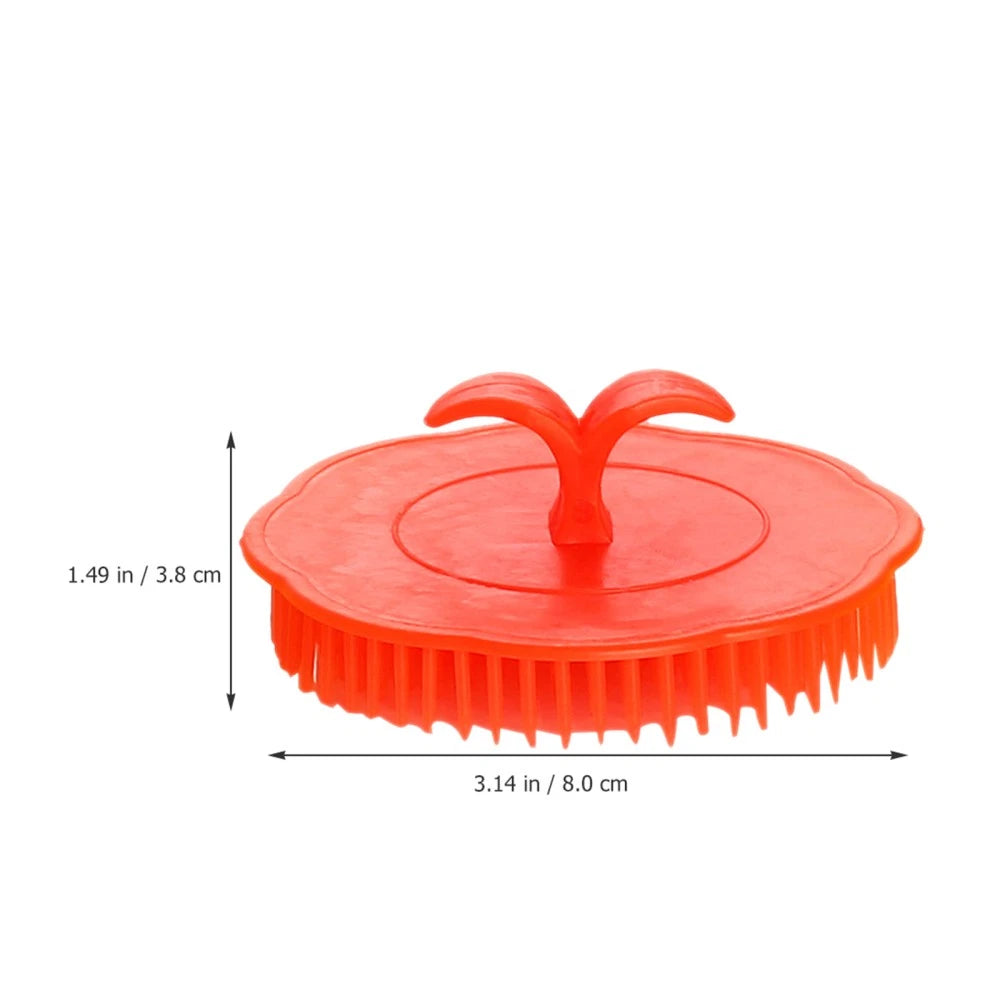 4 Pcs Shampoo Brush Man Scratcher for Dandruff Hair Scalp Massager