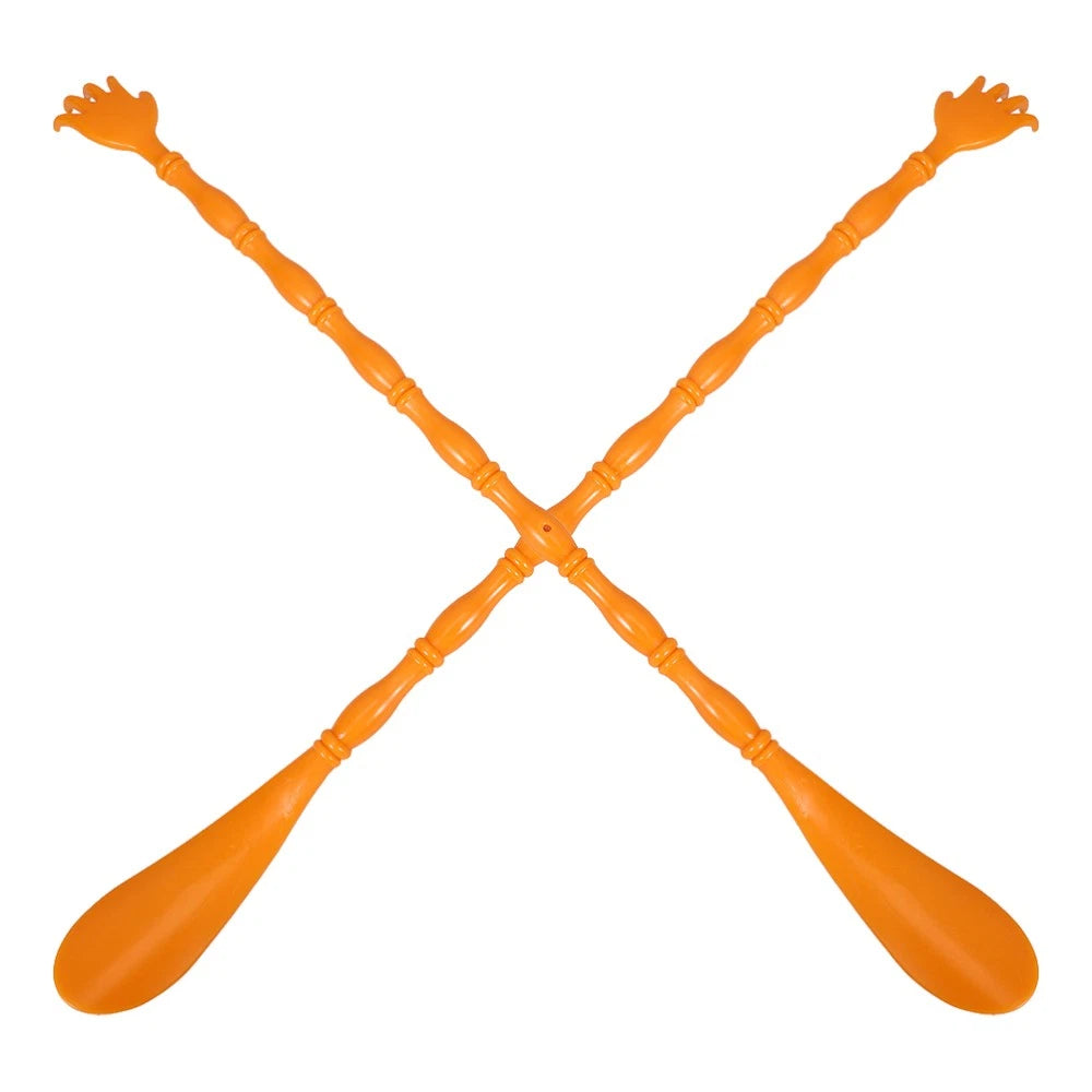 2 Pcs Itchy Claw Shoe Horn Back Massager for Itching Hand Scratcher