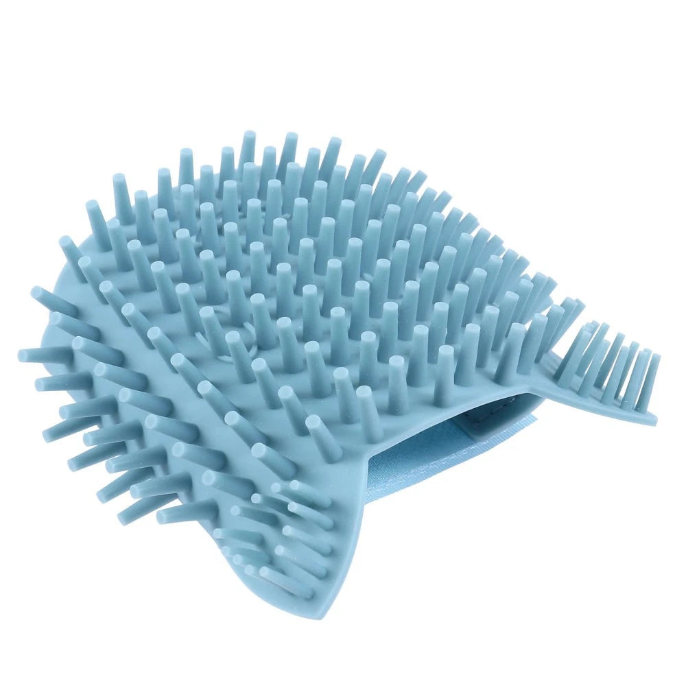 Cat Scratcher Silicone Massage Brush Bridegroom Massager for Cats Soft