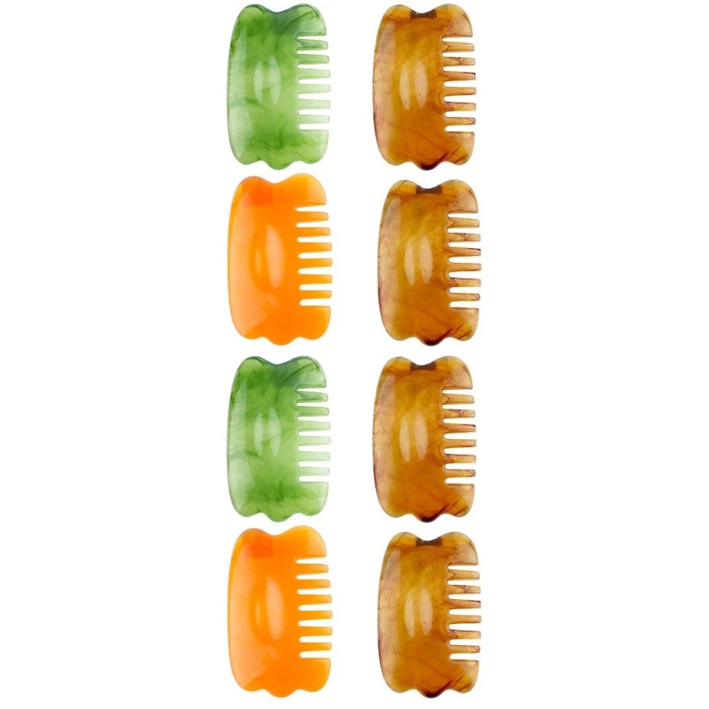 Set of 2 Massage Comb Scraping Board Head Massager Scalp Scratcher
