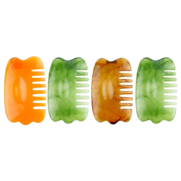 3 PCS Massage Comb Scraping Board Head Massager Scalp Scratcher Hair