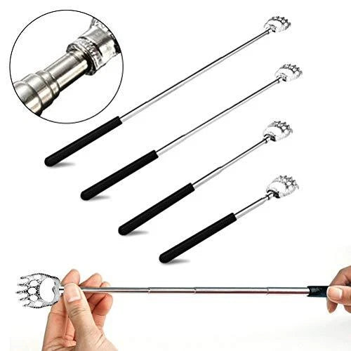 6Pack Telescoping Back Scratcher Extendable Metal Back Scratcher for Itch Relief