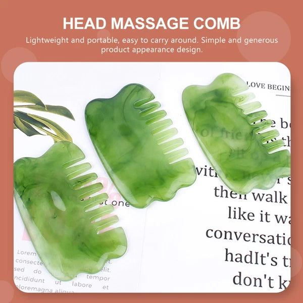 4 Pcs Massage Comb Board Head Massager Scalp Scratcher