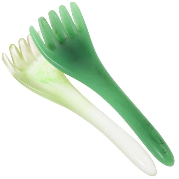 2 Pcs Head Therapy Comb Massage Claw Miss Resin Scalp Massager Scratcher Tool