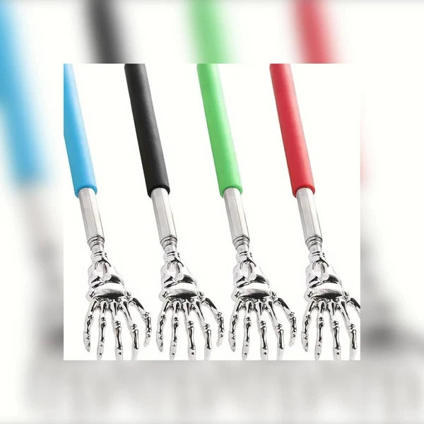 GRIP BEAR CLAW/RAKE BACK SCRATCHER Metal Extending Massager  Black
