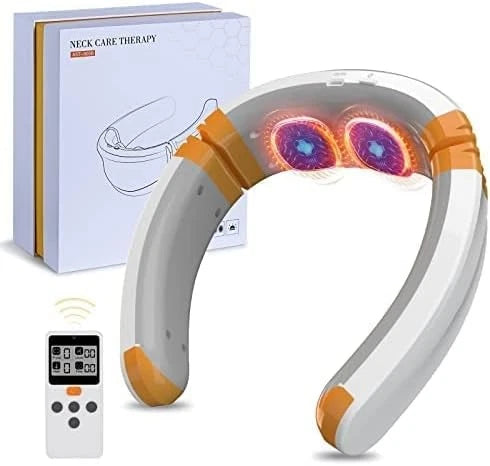 Cordless Neck Massager,Heated NeckMassage with 9 Modes 50 Levels,Portable Deep