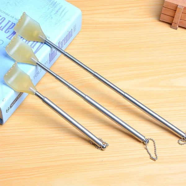 2 Pieces Plastic Head Horns Tickled Novelty Back Scratcher Practical Massager